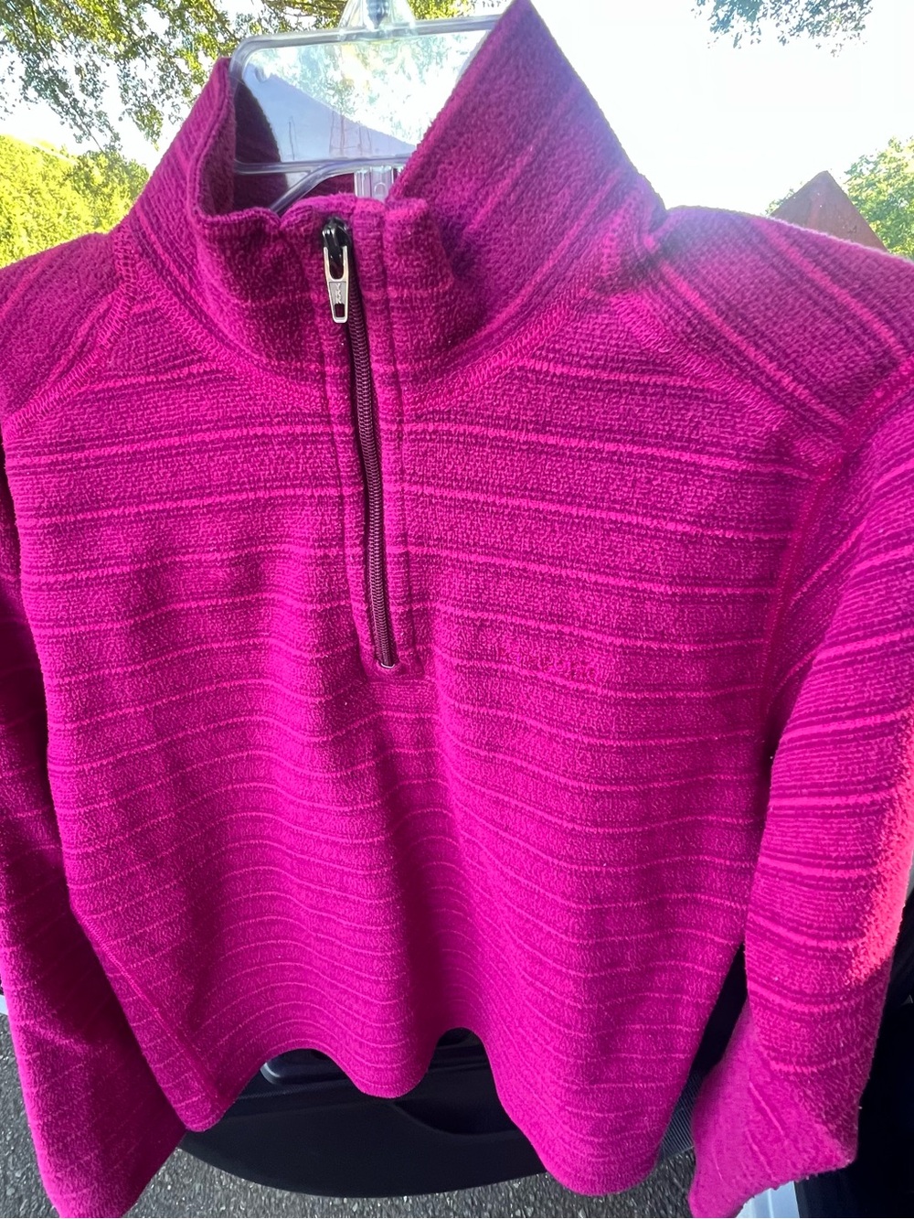 Patagonia Women's Fuchsia Half-Zip Sweater
